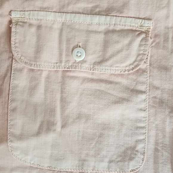 Madewell Tomboy Button Down Shirt Soft Peach NWT - Picture 6 of 9